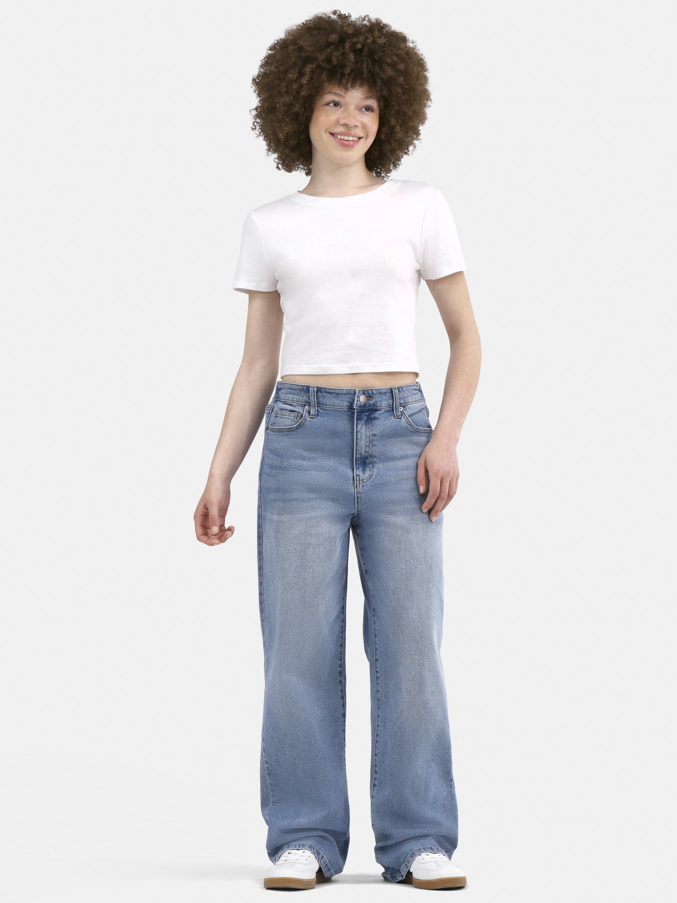 No Boundaries Crop Crew Tee, Women's