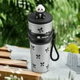 thumbnail image 2 of 24 OZ Stainless Steel Tumbler with Lid and Straw, Panda Insulated Water Bottle Leak Proof for Hot and Cold, Portable Iced Travel Coffee Mug, Reusable Thermal Coffee Cup For Women Women, 2 of 7
