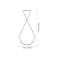 thumbnail image 4 of Shisuyan 100pcs Ceiling Tile Hooks Ceiling Hanging Hook Clips Drop Ceiling Hooks Drop Ceiling Metal Hook, 4 of 8