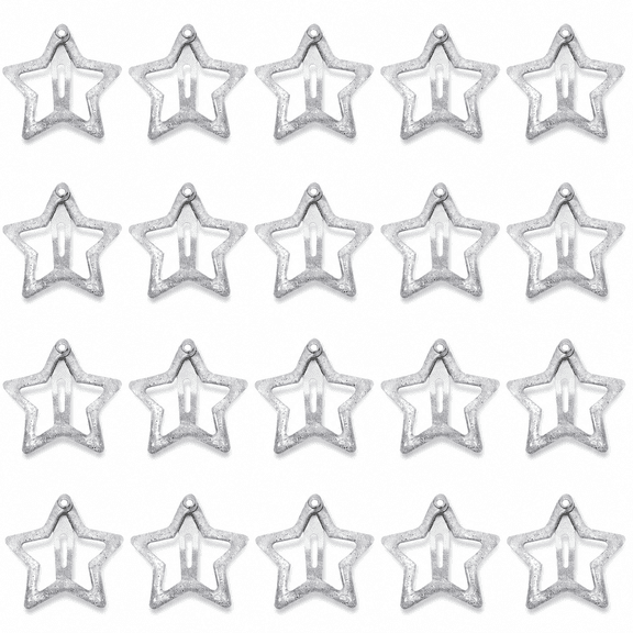 PLANTORA 2026 New 20Pcs Star Snap Hair Barrettes Hair Clips for Daily Wear,Parties,Special Occasions,Hairstyles