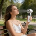 thumbnail image 2 of 199 Speed Foldable Handheld Fan High Speed Ice Cooling USB Rechargeable Portable Mini Fan for Travel Camping Outdoor by PALIFEUR, 2 of 6