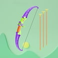 thumbnail image 5 of Kids Bow And Arrows Set With 3 Suction Cup Arrows Toy For Hand Eye Coordination Practice Safe Indoor Outdoor Archery Play Sports Game Activity, 5 of 5