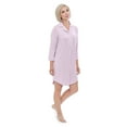 thumbnail image 5 of Women's Nightshirt in Bamboo Viscose (Zenrest) Stylish Sleep Shirt by Texere, 5 of 5