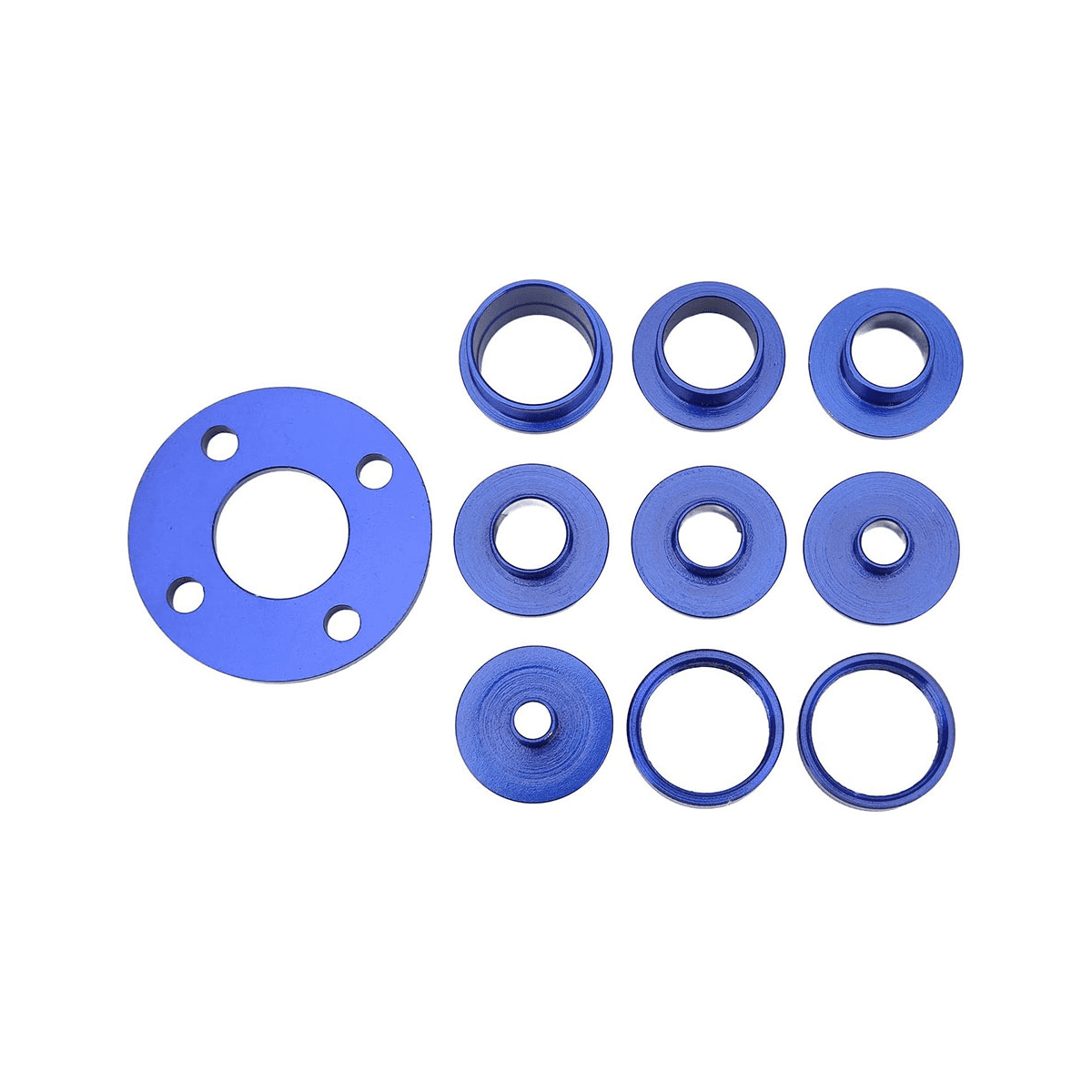 Router Guide Bushing Set, Aluminum Alloy 10 Pcs Portable Easy to Router