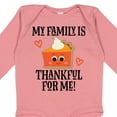 thumbnail image 4 of Inktastic Thanksgiving Thankful Family Boys or Girls Long Sleeve Baby Bodysuit, 4 of 5