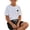 Black, variant on ZHOGXU Boys 2PCS Summer Short Sleeve T-Shirts and Beach With Graphic Print Shorts Set Outfits For Everyday Casual Wear