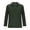 Army Green, variant on Womens Casual Collared Tops Henley Neck Ribbed Knit Undershirts Long Sleeve Stretch Lounge Tops Pullover, Black L