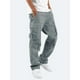 thumbnail image 1 of Pantalones Cargo Para Hombre 6 Bolsillos Skate Cierre Ancho Cordón, 1 of 4
