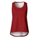 thumbnail image 4 of Prolriy - Camiseta deportiva para mujer, cuello redondo, sin mangas, transpirable, sin espalda, para yoga, color rojo, talla M, 4 of 5
