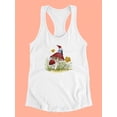 thumbnail image 3 of Garden Guardian I Racerback Tank Women -Victoria Borges Designs, Female x-Small, 3 of 4