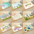 thumbnail image 3 of Zhaomeidaxi Welcome Doormat Easter Eggs Door Mats Spring Floor Mat Indoor Outdoor Entrance Bathroom Welcome Doormat, 3 of 7