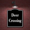 thumbnail image 2 of Deer Crossing BLACK Aluminum Composite Sign 20''x24'', 2 of 9