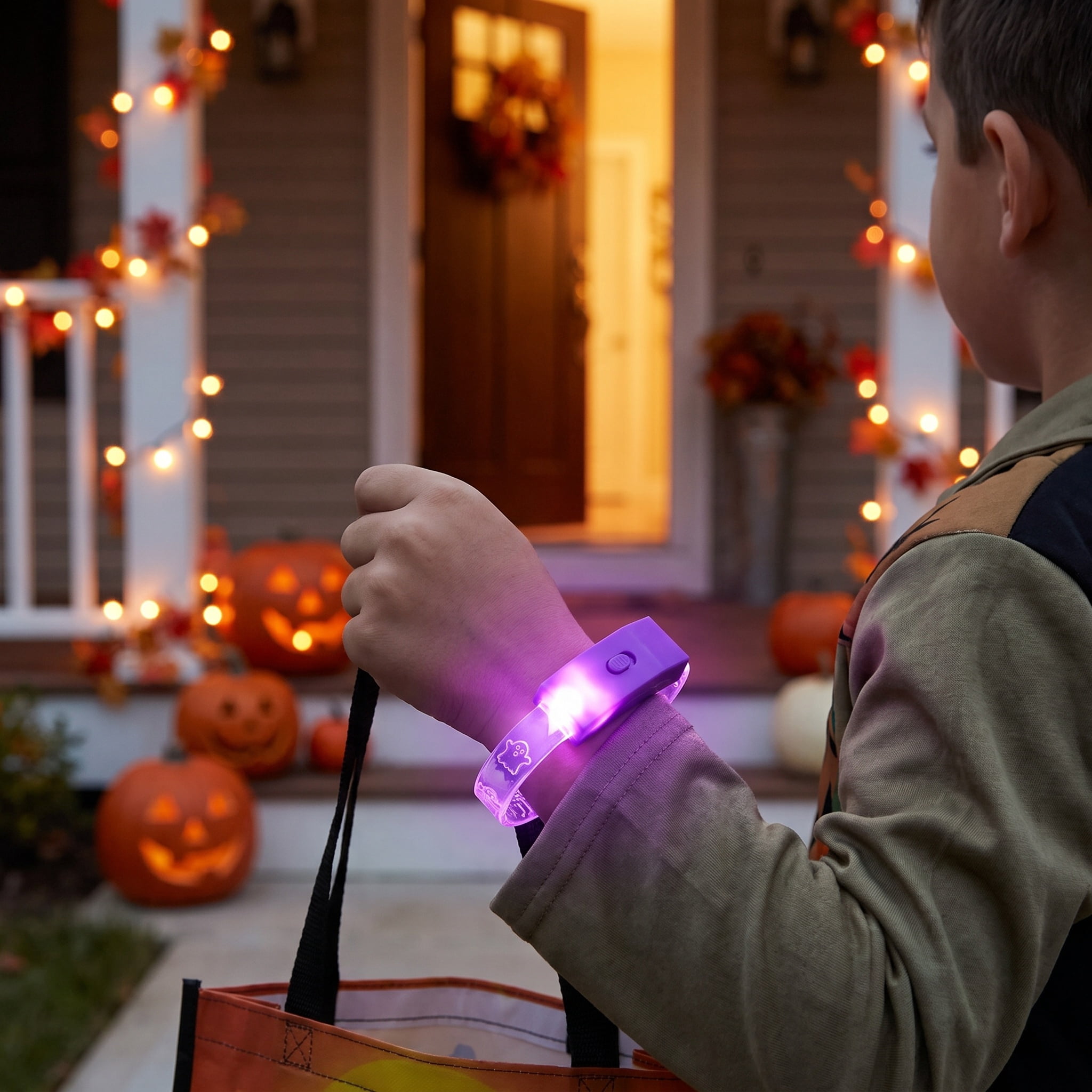 Light-Up Ghost Bracelet, Purple, Halloween by Way To Celebrate