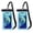 2 x Blue, variant on MSHUN Waterproof Cell Phone Pouch, Universal Water Proof Dry Bag Case with Neck Lanyard - Underwater Clear Cellphone Holder Large Protector for Samsung Galaxy for Beach Pool Swimming - Black