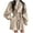 Beige, variant on Womens Fashion Coat Short Wool Coat Lantern Sleeve Peacoat Lapel Collar Trench Coats Single Breasted Belt Outwear Elegant Trendy Overcoat Winter Warm Outerwear Office Vacation