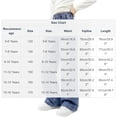 thumbnail image 3 of NAISIBABY Girls Straight Leg Jeans, with Pockets High Waist Cute Bow Fashion Casual Denim Pants Blue Size 14, 3 of 9