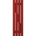 thumbnail image 6 of Ekena Millwork 15 1/2"W x 81"H Americraft Four Board (2 Batten) Exterior Real Wood Spaced Board-n-Batten Shutters w/ Z-Bar (Per Pair), Fire Red, 6 of 10