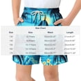 thumbnail image 4 of Afuyipoi ​Boys Mesh Lined Swim Trunks（6-15 Years）, Children's Summer Beach Board Shorts with Tropical Prints Multicolor Size 6, 4 of 8
