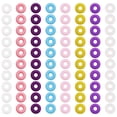 thumbnail image 1 of 100Pcs Stopper Bead Reusable Silicone Ring Jewelry Making DIY Accessories Necklace Bracelet Parts, 1 of 7