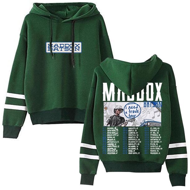 Maddox Batson Necesito un recorrido en camión Merch Jerséis Sin bolsillos Barras paralelas Manga Ropa de calle