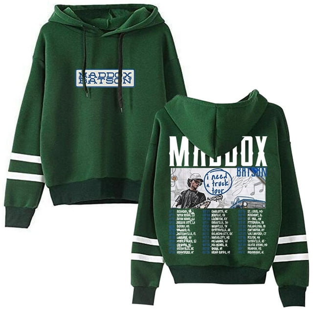 Maddox Batson Necesito un recorrido en camión Merch Jerséis Sin bolsillos Barras paralelas Manga Ropa de calle