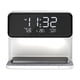 thumbnail image 3 of Reloj Despertador Cateissary Cargador Blanco con Pantalla y Iluminación, 3 of 6