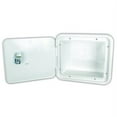 thumbnail image 2 of JR Products G8102-A Polar White Large Key Lock Multi-Purpose Hatch with Flat Back, 2 of 2