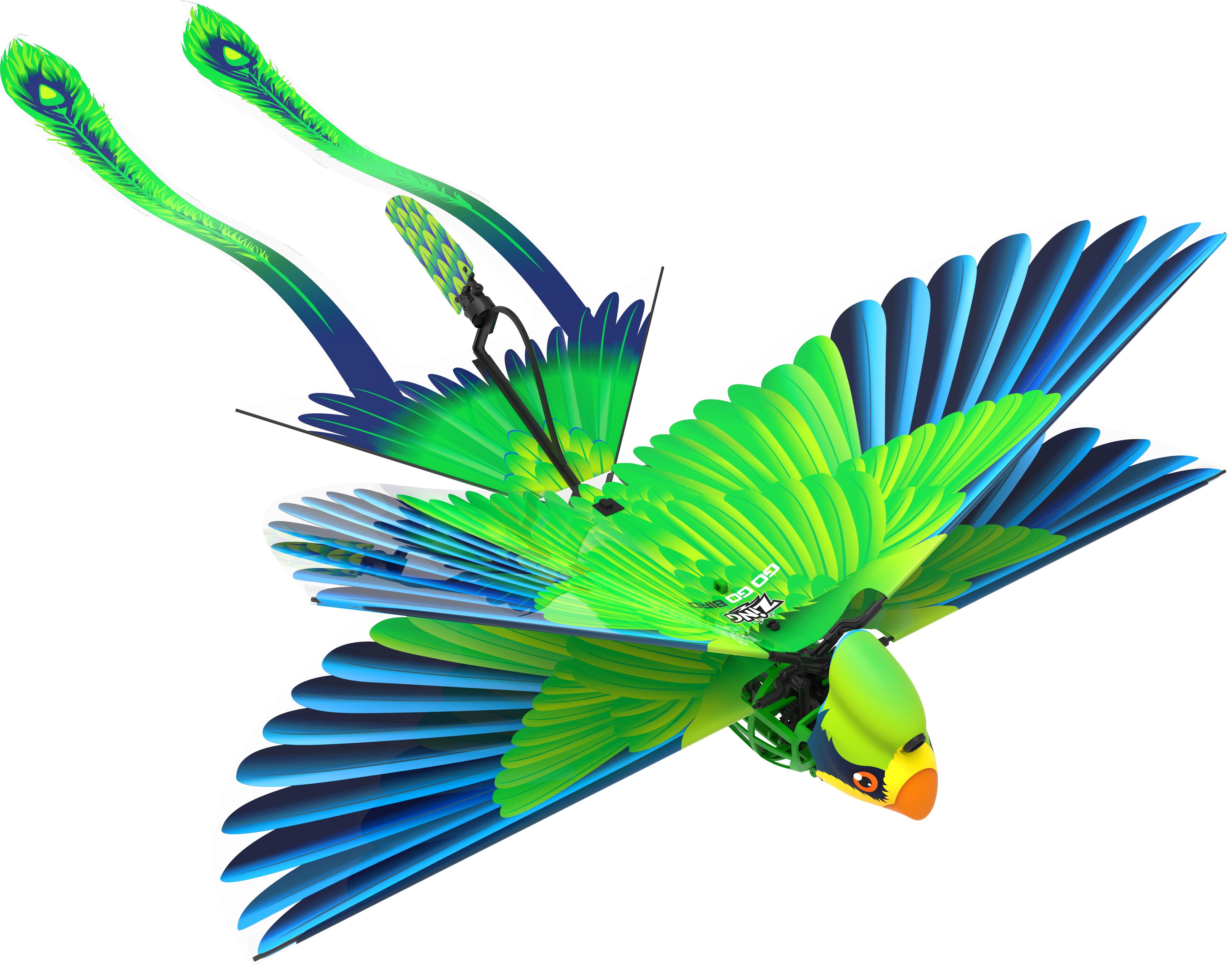 Zing Go Go Green BirdRemote Control Flying Toy, Great Starting RC Toy