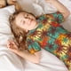 thumbnail image 5 of Balery Colorful Hawaii Palms Conjunto de Pijama Infantil de Manga Corta con Estampado – Ropa de Dormir de Algodón Suave-Large, 5 of 6