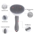 thumbnail image 5 of Pet Grooming Brush with Release Button, Dog and Cat Brush for Shedding and Detangling, TIKA, 5 of 9