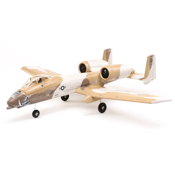 E-flite RC Airplane UMX A-10 Thunderbolt II 30mm EDF BNF Basic Transmitter Battery and Charger not included with AS3X and SAFE Select 562mm EFLU6550 Airplanes B&F Electric