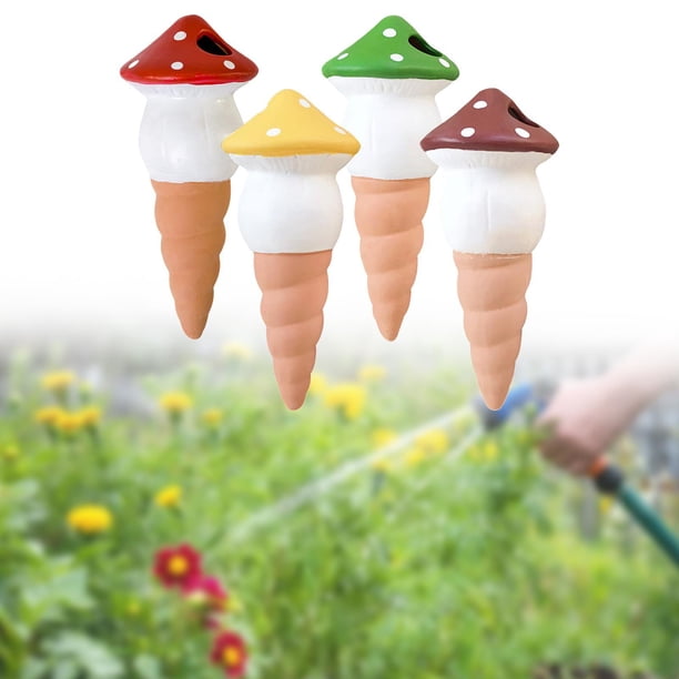 4 piezas de pinchos de riego automático para plantas, dispositivo de riego para plantas de interior, jardín en maceta Estilo B