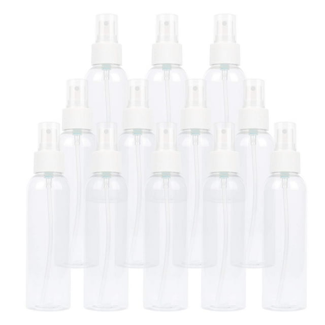Botella de aerosol TRENDBOX de plástico transparente 120 ml (4 oz) x12
