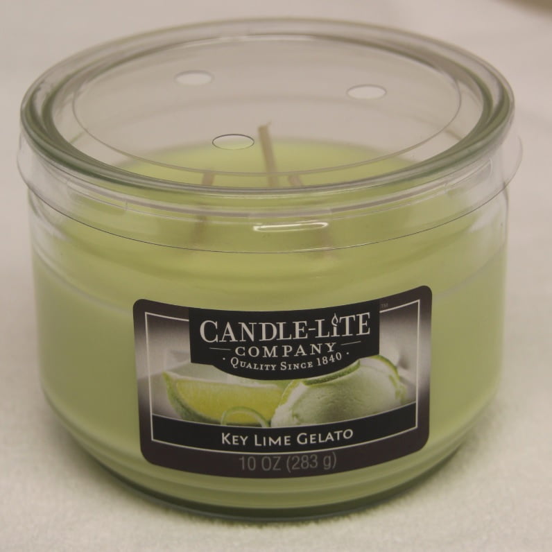 Candle Lite 10 Ounce Key Lime Gelato Jar Candle