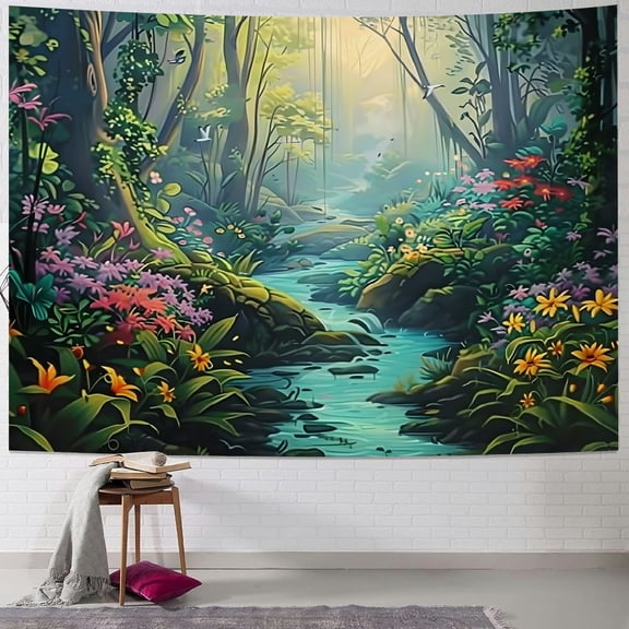 SHERONV Fantasy Art Tapestry Wall Hanging Unique Style Graphic Tapestries Home Decor 40x30inch