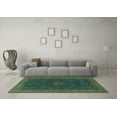 thumbnail image 3 of Ahgly Company Indoor Rectangle Oriental Light Blue Modern Area Rugs, 5' x 8', 3 of 4