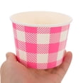 thumbnail image 2 of KAKOWELY 10 vasos desechables de papel para postre, vasos para helado, tazones de papel para helado, vasos para pudín de postre., 2 of 4