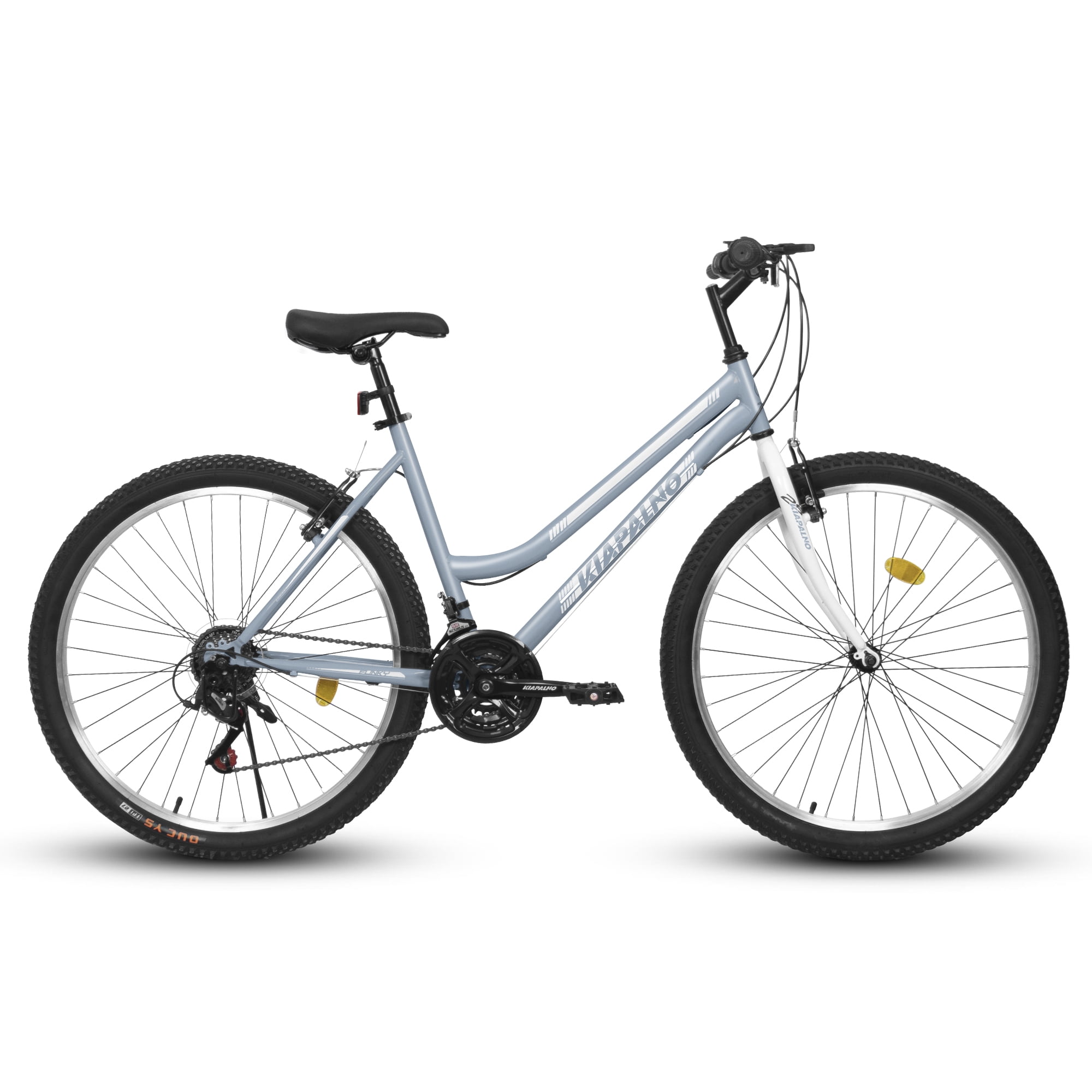 Ambifirner Classic Mountain Bike for Adult: 21 Speeds Aluminum Frame/High-Carbon Steel Frame, Front Suspension Sport Bike, Adult Teens Bicycle for City Commuters