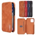 thumbnail image 2 of Case For iPhone 11 Luxury Flip Leather Cover Phone Wallet Cover(Brown), 2 of 6