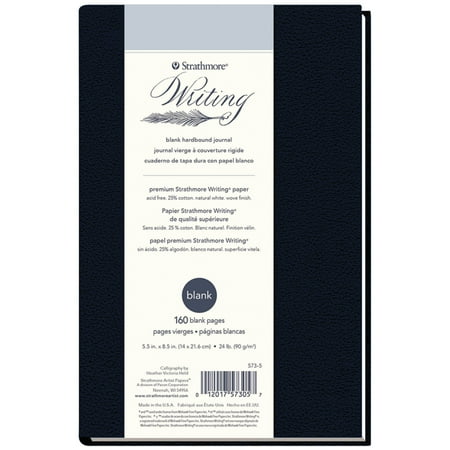 Strathmore Writing Journal, Hardbound, 5.5" x 8.5", Blank