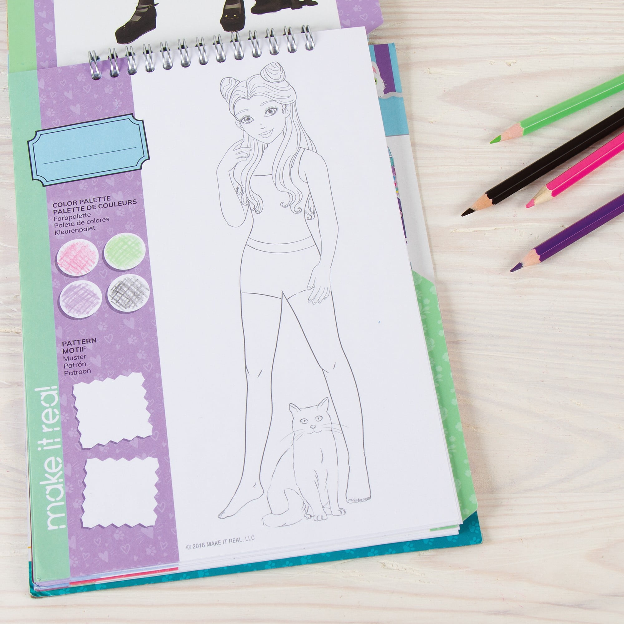 Fashion Designer Sketch Pad (Fashion Sketch Kit) (Young Artist