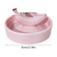 thumbnail image 3 of Yhmxh Ceramic Bird Feeding Bowl, Cute Bird Food Dish, Splatter Proof Parrot Cockatiel Feeder Dish, Heavy Base Ceramic Bird Feed Bowl for Small Medium Parrots Pet Bird Cage Daily Feeding Supplies, 3 of 6