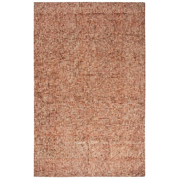 Alora Decor Storm 5' x 8' Tweed Red/Beige Hand-Tufted Area Rug
