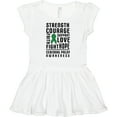 thumbnail image 3 of Inktastic Cerebral Palsy Awareness Strength Support and Courage Girls Baby Dress, 3 of 5