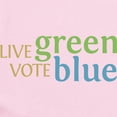 thumbnail image 2 of CafePress - Live Green Vote Blue Infant Bodysuit - Baby Light Bodysuit, Size Newborn - 24 Months, 2 of 4