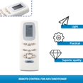 thumbnail image 2 of Newly Upgraded Version Universal Air Conditioner Remote Control Replacement For Gree Y512F2 Y512F Y512 Y502K Ktgl002 Air Condition Controller White 0, 2 of 7
