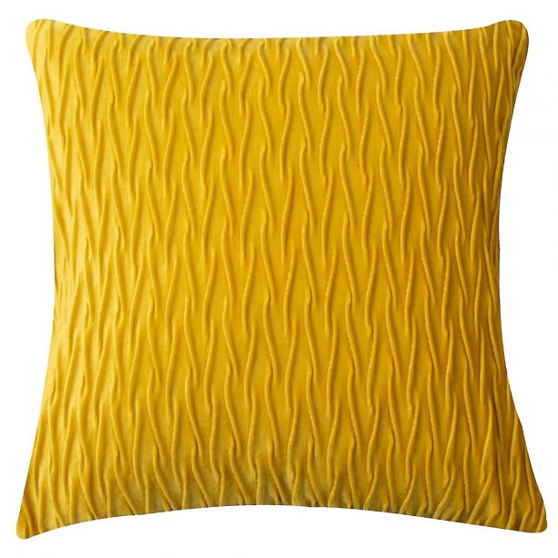 Juego de 2 fundas de almohada decorativas de terciopelo súper suave, 18x18 pulgadas/45x45 cm, textura cuadrada, funda de cojín de estilo lujoso, funda de almohada para sofá dormitorio