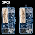 thumbnail image 1 of Tampons de Nez en Silicone pour Lunettes Outil de Réparation de Lunettes Optiques avec Tournevis Pinces Crochets d'Oreille Set21-2 Pcs, 1 of 6
