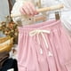 thumbnail image 4 of Pantalones largos para niños y niñas, pantalones de trabajo de color sólido, pantalones holgados informales con piernas versátiles, pantalones de algodón para niño, 4 of 8