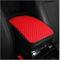 thumbnail image 1 of Yazoeia Car Center Console Cover, Anti-Slip Breathable All Seasons Automotive Mesh Armrest Box Pad Cover for Comfortable Support, Vehicle Interior Decor Universal for SUV, Truck, RV（Red）, 1 of 6